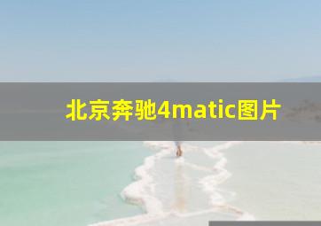 北京奔驰4matic图片