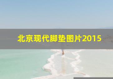 北京现代脚垫图片2015