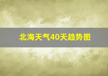 北海天气40天趋势图