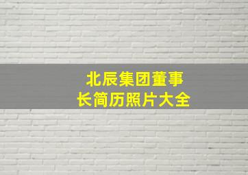 北辰集团董事长简历照片大全