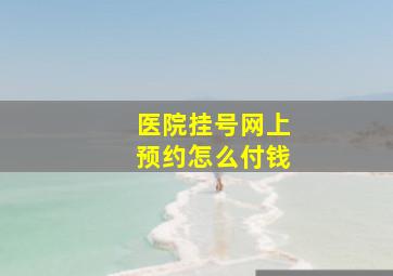 医院挂号网上预约怎么付钱