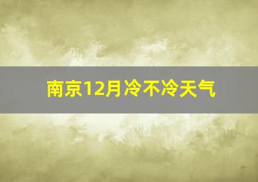 南京12月冷不冷天气