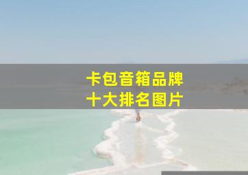 卡包音箱品牌十大排名图片