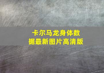 卡尔马龙身体数据最新图片高清版