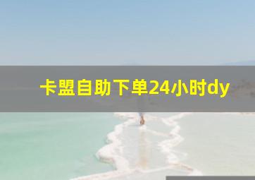 卡盟自助下单24小时dy