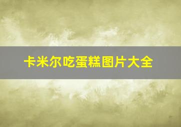 卡米尔吃蛋糕图片大全