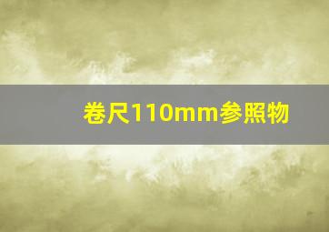 卷尺110mm参照物