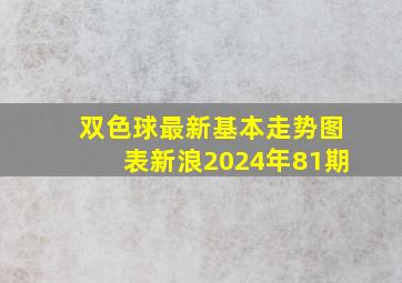 双色球最新基本走势图表新浪2024年81期