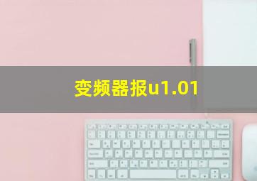 变频器报u1.01