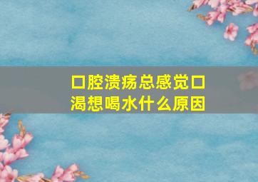 口腔溃疡总感觉口渴想喝水什么原因