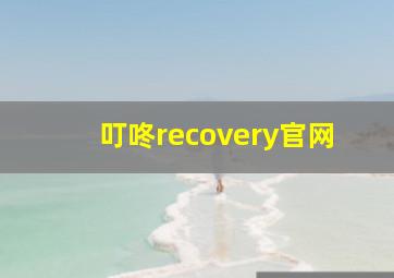 叮咚recovery官网