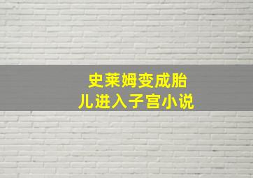 史莱姆变成胎儿进入子宫小说