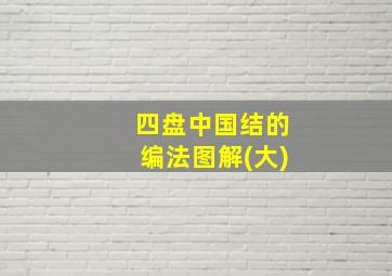 四盘中国结的编法图解(大)