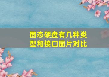 固态硬盘有几种类型和接口图片对比