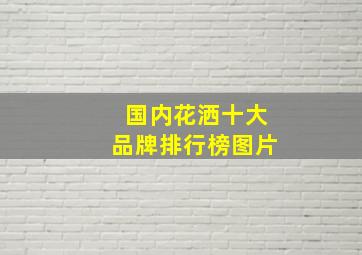 国内花洒十大品牌排行榜图片