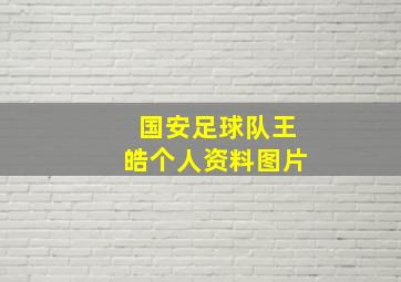 国安足球队王皓个人资料图片