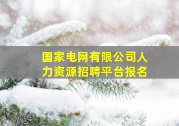 国家电网有限公司人力资源招聘平台报名