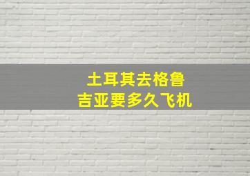 土耳其去格鲁吉亚要多久飞机