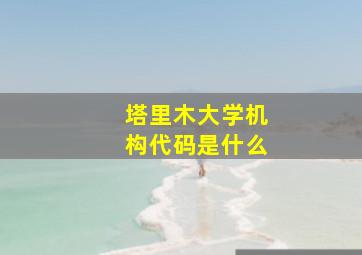 塔里木大学机构代码是什么