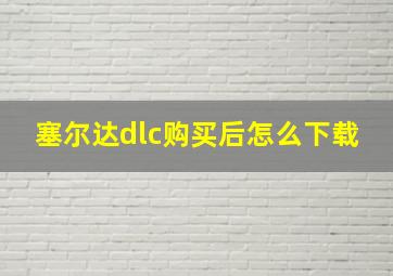 塞尔达dlc购买后怎么下载