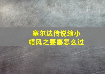 塞尔达传说缩小帽风之要塞怎么过