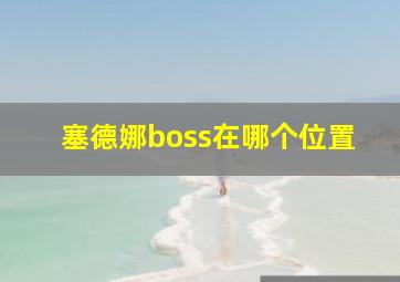 塞德娜boss在哪个位置