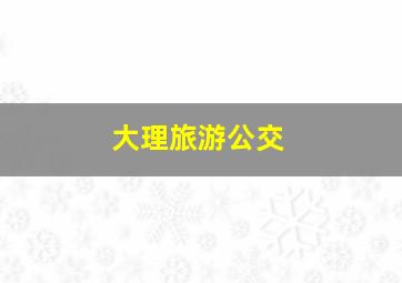 大理旅游公交