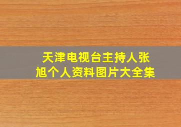 天津电视台主持人张旭个人资料图片大全集