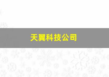 天翼科技公司