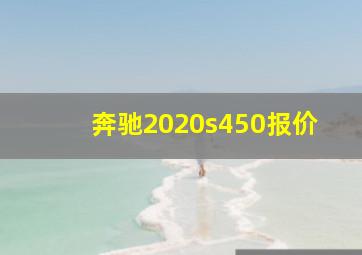 奔驰2020s450报价