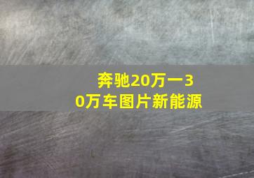 奔驰20万一30万车图片新能源