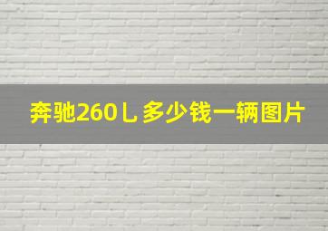 奔驰260乚多少钱一辆图片