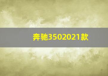 奔驰3502021款