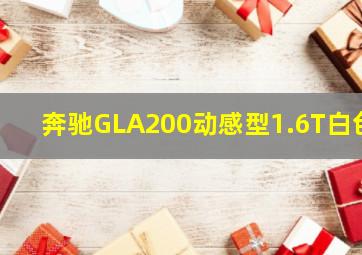 奔驰GLA200动感型1.6T白色