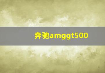 奔驰amggt500