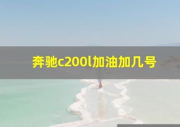 奔驰c200l加油加几号