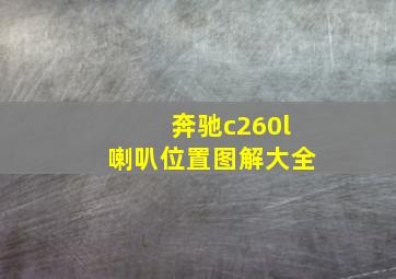 奔驰c260l喇叭位置图解大全