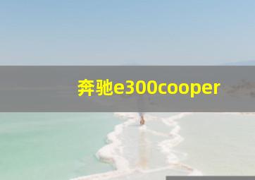 奔驰e300cooper