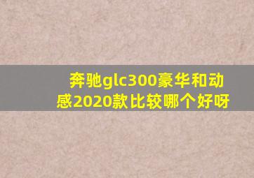 奔驰glc300豪华和动感2020款比较哪个好呀