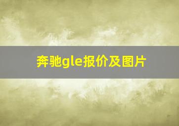 奔驰gle报价及图片