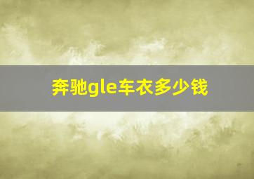 奔驰gle车衣多少钱