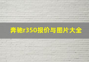 奔驰r350报价与图片大全