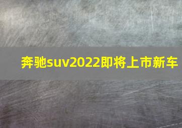 奔驰suv2022即将上市新车