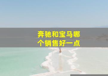 奔驰和宝马哪个销售好一点