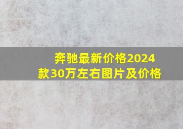 奔驰最新价格2024款30万左右图片及价格