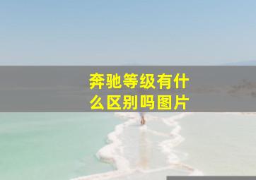 奔驰等级有什么区别吗图片