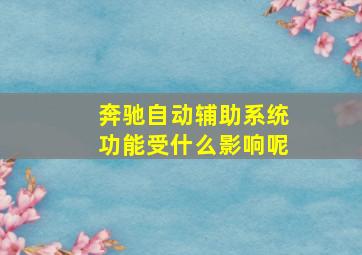 奔驰自动辅助系统功能受什么影响呢