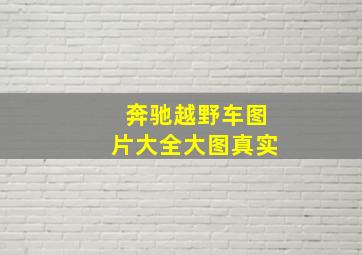 奔驰越野车图片大全大图真实