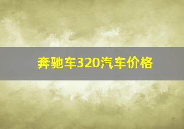 奔驰车320汽车价格