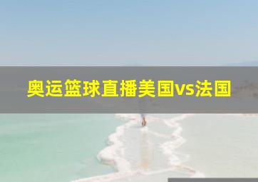 奥运篮球直播美国vs法国